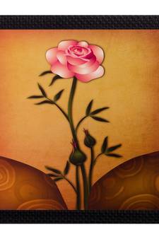 Botanical Matt Textured UV Art Painting
