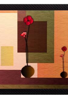 Botanical Matt Textured UV Art Painting