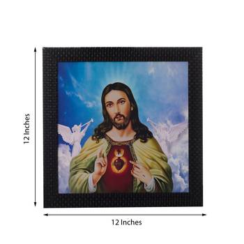 e craft india satin matt uv art painting - framed, multicolor 3