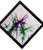 Abstract Matt Textured UV Art Painting