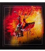 Dancing Girls Matt Textured UV Art Painting