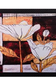 Floral Matt Textured UV Art Painting