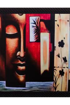 Abstract Matt Textured UV Art Painting