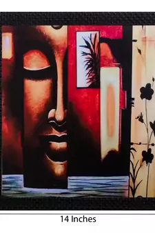 Abstract Matt Textured UV Art Painting