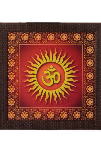 Om Satin Matt Texture UV Art Painting