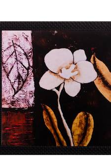 Floral Matt Textured UV Art Painting