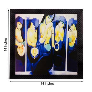 Abstract Matt Textured UV Art Painting 2