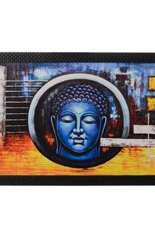 Spritual Buddha Satin Matt Texture UV Art Painting
