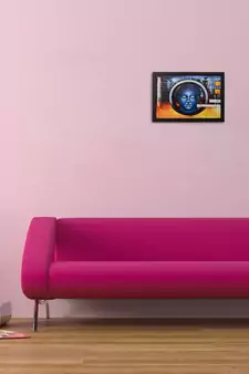 Spritual Buddha Satin Matt Texture UV Art Painting