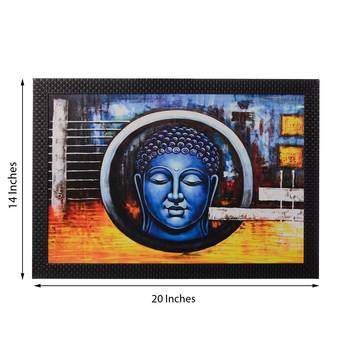 Spritual Buddha Satin Matt Texture UV Art Painting 3