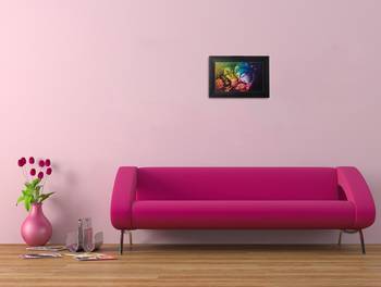 Radha Krishna Satin Matt Texture UV Art Painting 2