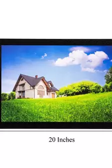 Home and Grass View Matt Textured UV Art Painting