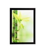 Stem and leaves close view Matt Textured UV Art Painting