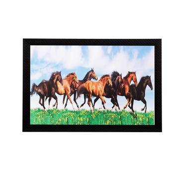 Running horses Matt Textured UV Art Painting 1