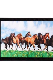 Running horses Matt Textured UV Art Painting