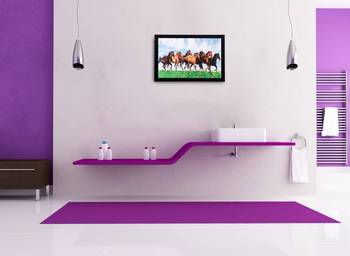 Running horses Matt Textured UV Art Painting 2