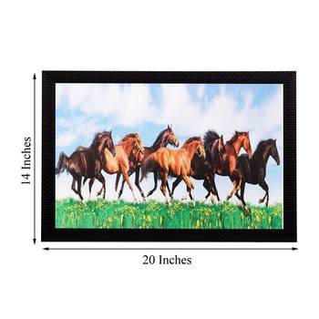 Running horses Matt Textured UV Art Painting 3