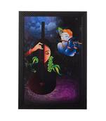 Radha Krishna Satin Matt Texture UV Art Painting