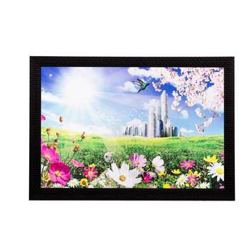 Colorful Flowers Matt Textured UV Art Painting 1
