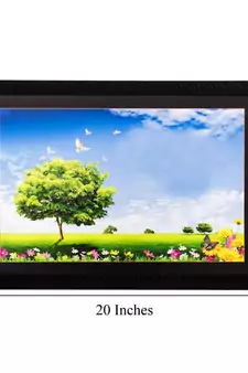 Green scenic view Matt Textured UV Art Painting