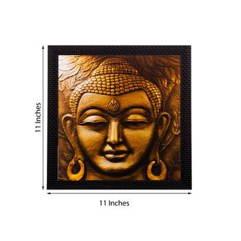 Meditating Buddha Matt Textured UV Art Painting 2