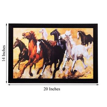 Lucky Running Horses Matt Textured UV Art Painting 2