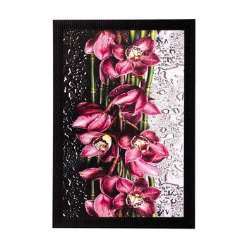 Pink Flowers Matt Textured UV Art Painting 1