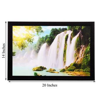Soothing Waterfall Matt Textured UV Art Painting 2