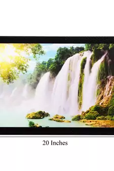 Soothing Waterfall Matt Textured UV Art Painting