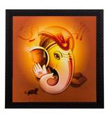 Lord Ganesha Matt Textured UV Art Painting