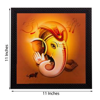 Lord Ganesha Matt Textured UV Art Painting 2