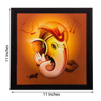 Lord Ganesha Matt Textured UV Art Painting 3