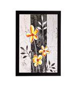 Yellow flowers Matt Textured UV Art Painting