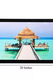 Beautiful Inside Sea Hut Matt Textured UV Art Painting