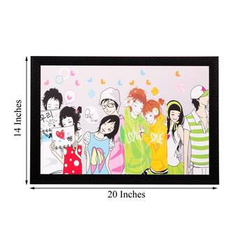Public Cue Matt Textured UV Art Painting 3