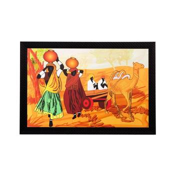 Village View Matt Textured UV Art Painting 1
