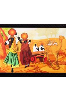 Village View Matt Textured UV Art Painting