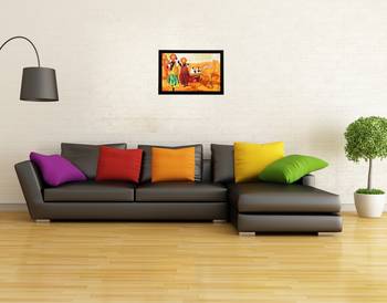 Village View Matt Textured UV Art Painting 2