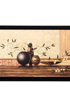 Black- Brown pots Matt Textured UV Art Painting