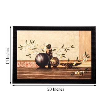 Black- Brown pots Matt Textured UV Art Painting 3