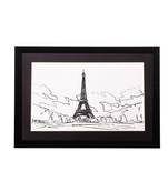 Lovely Eiffel Tower Matt Textured UV Art Painting