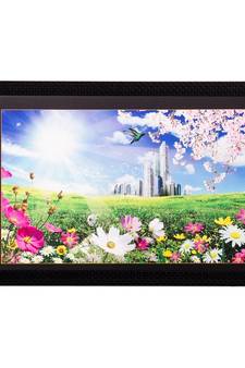 Colorful Flowers Matt Textured UV Art Painting