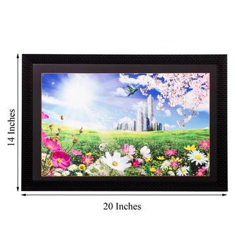 Colorful Flowers Matt Textured UV Art Painting 3