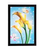 Enlightening Yellow flowers Matt Textured UV Art Painting