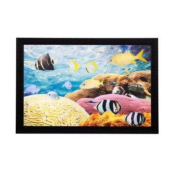 Underwater Sealife View Matt Textured UV Art Painting 1