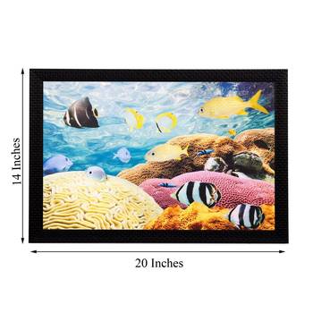 Underwater Sealife View Matt Textured UV Art Painting 3