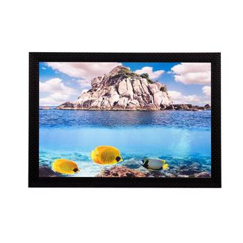 Soothing Water View Matt Textured UV Art Painting 1
