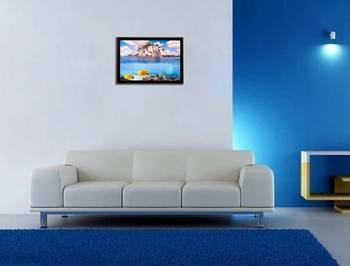 Soothing Water View Matt Textured UV Art Painting 2