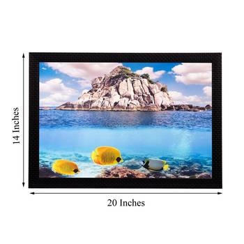 Soothing Water View Matt Textured UV Art Painting 3