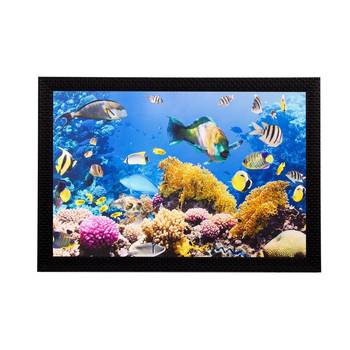 Underwater Sealife View Matt Textured UV Art Painting 1